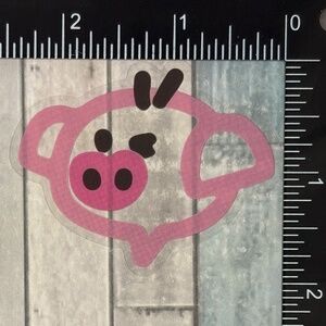 🌀10/$10🌀 Translucent Bubble Line Animal Reusable Waterproof Vinyl Sticker Deca